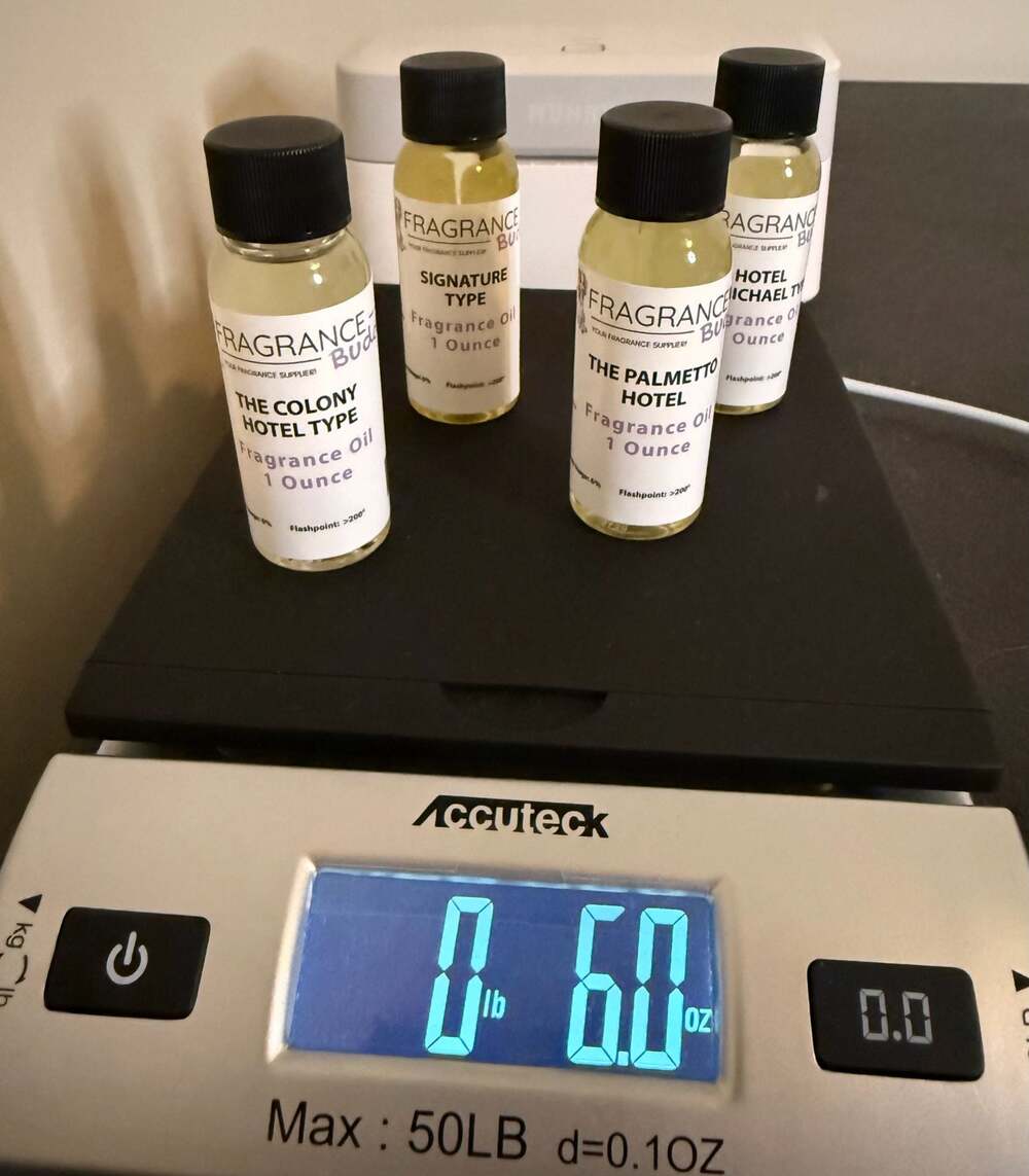 Lot of 4 Fragrance Buddy Hotel Collection Fragrance Oils 1 Ounce Each - Picture 2 of 2